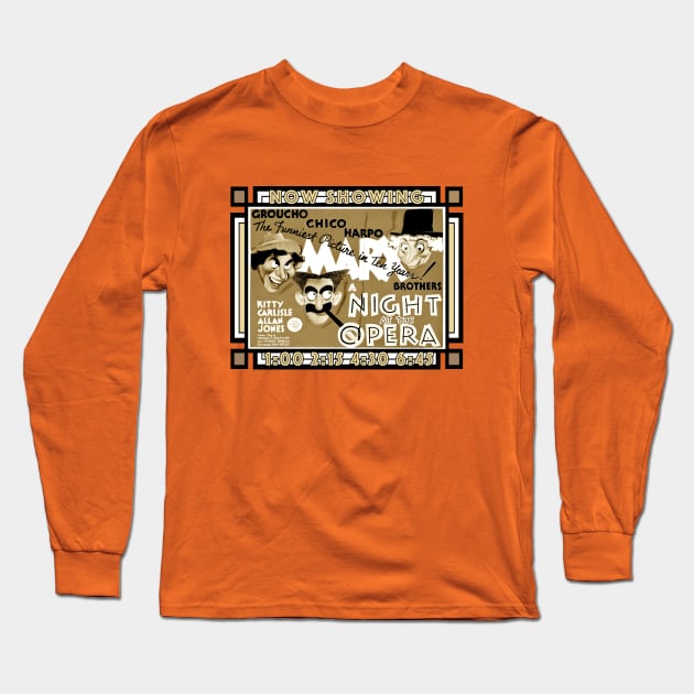 Marx Brothers Long Sleeve T-Shirt by Vandalay Industries